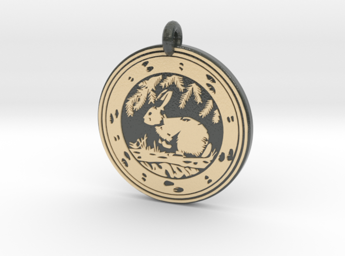 PRODUCT DESCRIPTION
Cottontail Rabbit Animal Totem Pendant 
Request a custom order and get this product personalized just for you