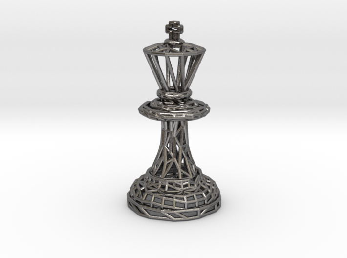 PRODUCT DESCRIPTION
top height < 6cm (5.98cm), base dia < 3cm

King,Queen,Bishop,Knight,Pawn,Rook.
The king (♔,♚) is the most important piece in the game of chess. The object of the game is to threaten the opponent's king in such a way that escape is not possible (checkmate). If a player's king is threatened with capture, it is said to be in check, and the player must remove the threat of capture on the next move. If this cannot be done, the king is said to be in checkmate, resulting in a loss for that player. Although the king is the most important piece, it is usually the weakest piece in the game until a later phase, the endgame. Players cannot make any move that places their own king in check.White starts with the king on the first rank to the right of the queen. Black starts with the king directly across from the white king. The white king starts on e1 and the black king on e8.

A king can move one square in any direction (horizontally, vertically, or diagonally) unless the square is already occupied by a friendly piece or the move would place the king in check. As a result, opposing kings may never occupy adjacent squares (see opposition), but the king can give discovered check by unmasking a bishop, rook, or queen. The king is also involved in the special move of castling.



( Go to the below sketchfab link and go to details for more Links on this model  )

https://sketchfab.com/3d-models/king-chess-piece-0e1d4f9fe5ae474a98f36d88d538d787
    
Request a custom order and get this product personalized just for you